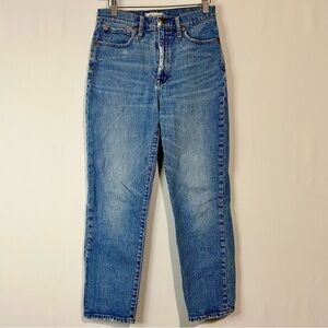 Madewell Women’s Classic Straight Jean Light Blue Wash Size 27 EUC